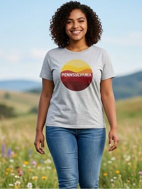 NWT - Unisex Pennsylvania Short Sleeve Graphic Tee - Size M